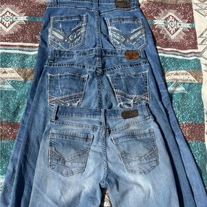 BUNDLE BKE&BuckleBlack Men’s Bootcut Jeans - Blue Denim
